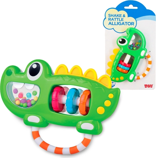 Hap-P-Kid grzechotka krokodyl dla niemowląt