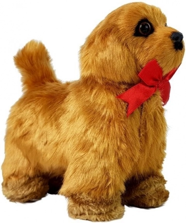 Interaktywny piesek – chodzi i szczeka, brązowy