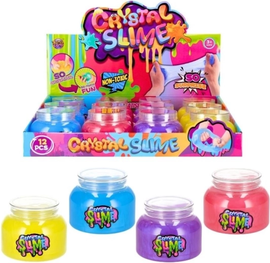 Krystaliczny slime w plastikowym kubeczku – 1 sztuka