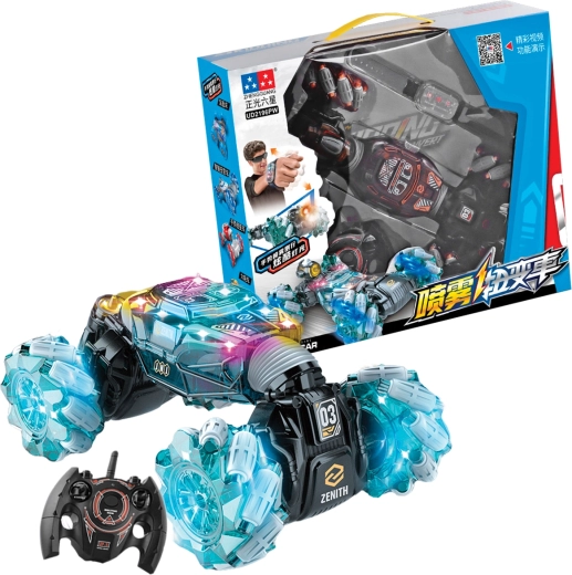 RC auto Transforma 2w1 z parą i sterowaniem gestami