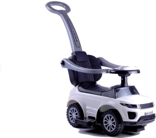 Dziecięcy jeździk z prowadzącą rączką Sport Car biały
