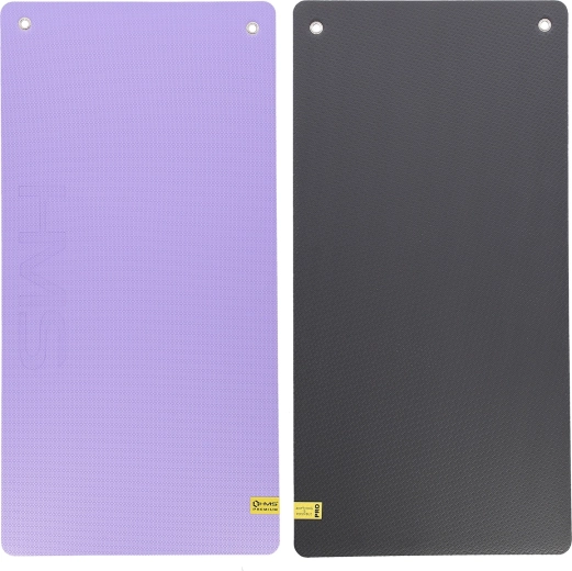 Studyjna mata fitness z oczkami HMS Premium, fioletowa