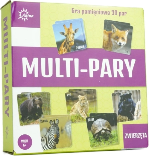 Pexeso zwierzęta – gra pamięciowa