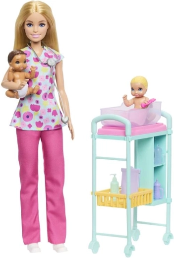 Barbie zestaw do zabawy zawód – pediatra