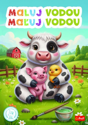 Malowanie wodą – kolorowanka Farma