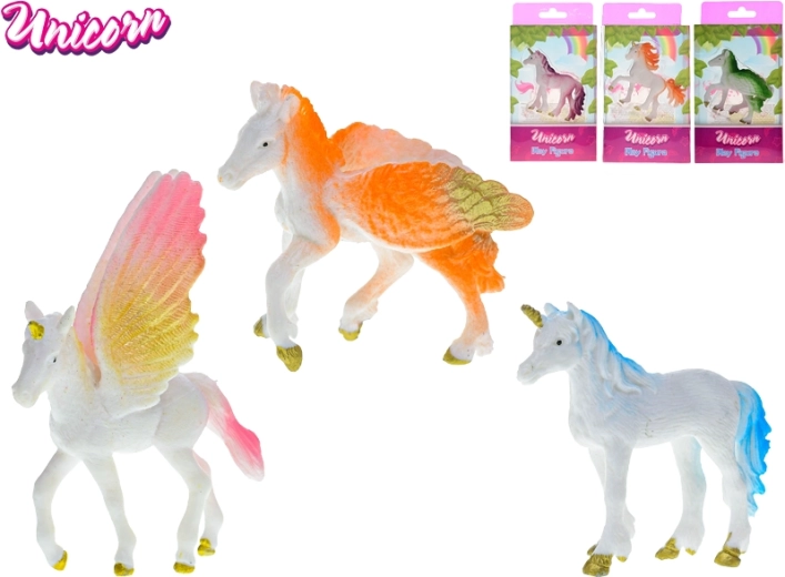 Unicorn jednorożec figurka 9 cm – 4 rodzaje, mix kolorów