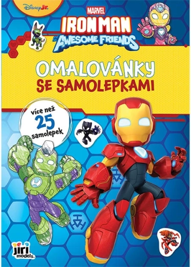 Kolorowanka A4 z naklejkami Ironman