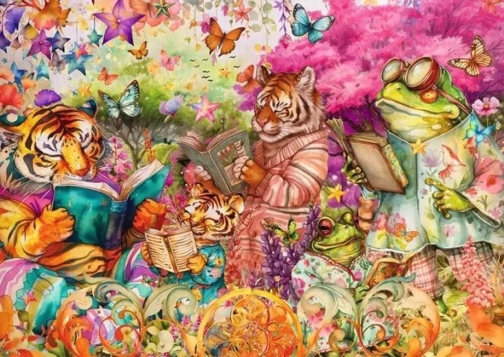 Ravensburger puzzle Klub książki 1000 elementów