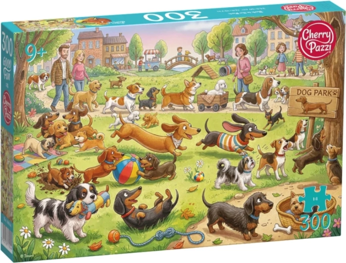 Cherry Pazzi puzzle Psy w parku 300 elementów