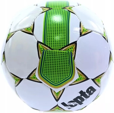 Piłka nożna rozmiar 5 biało-zielona 260–280 g