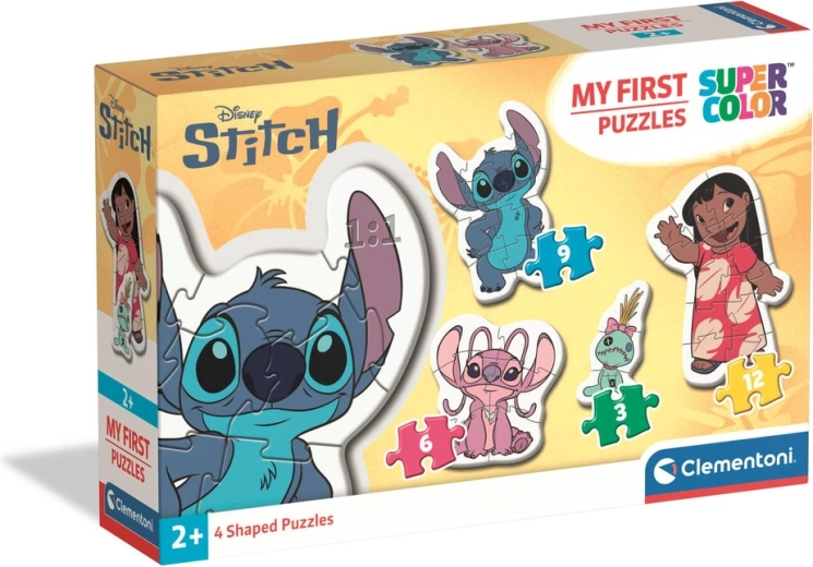 Moje pierwsze puzzle 3-6-9-12 STITCH od Clementoni