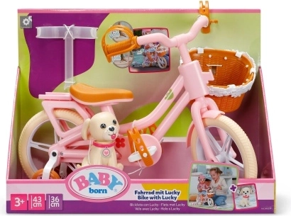 BABY born rowerek z pieskiem Lucky dla lalek