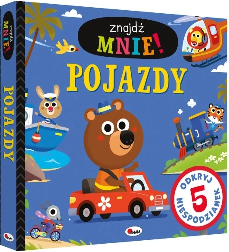 Znajdź mnie! Pojazdy – interaktywna książka dla najmłodszych