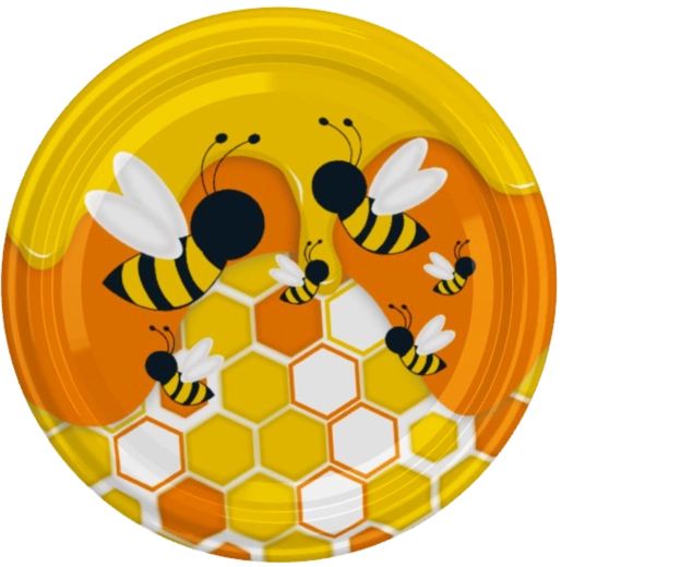 Wieczka fi82 z motywem pszczółki – 6z, karton 660 szt.