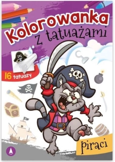 Tatuaże pirackie – zmywalne tatuaże i kolorowanki