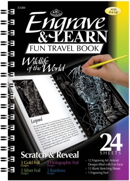 Obrazki do zdrapywania - Dzikie zwierzęta