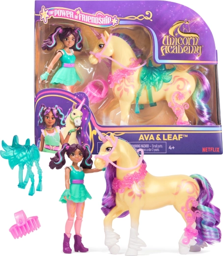 Figurki Unicorn Academy Ava i Leaf z akcesoriami