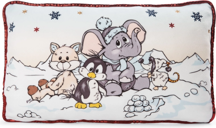Poduszka NICI słoń, pingwin i lis polarny 43 × 25 cm