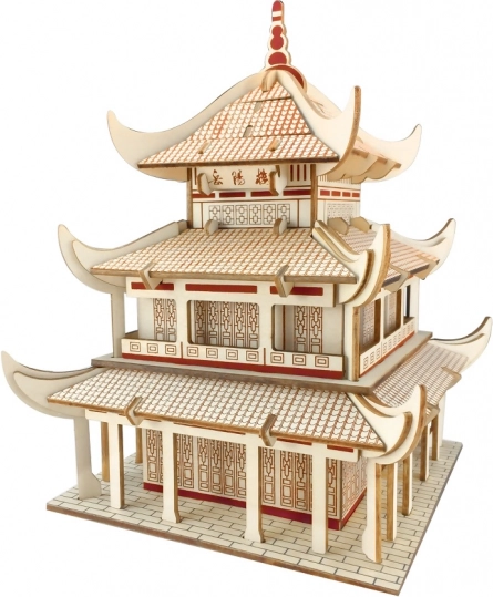 Drewniane 3D puzzle Wieża Yueyang
