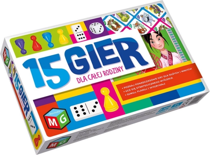 Zestaw gier 15 GIER od Multigra
