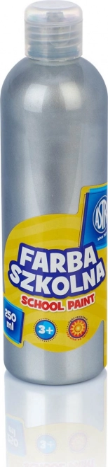 ASTRA farba plakatowa temperowa 250 ml srebrna metaliza