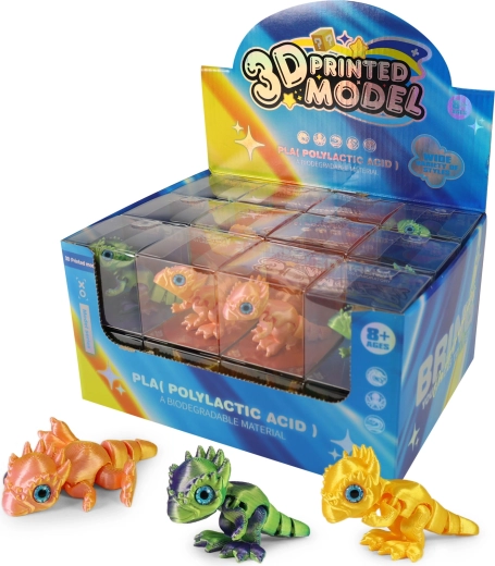 Magiczny dinozaur 3D 9 cm - 1 sztuka