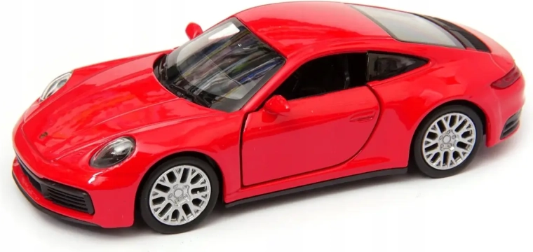 Metalowy model Welly Porsche 911 Carrera 4S 1:34 czerwony