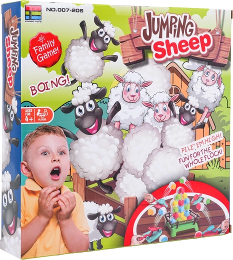 Zręcznościowa gra Owieczki – rodzinna gra planszowa z wyrzutniami