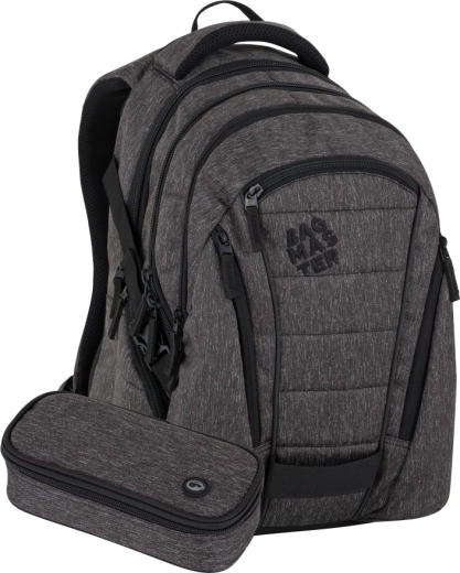 Bagmaster BAG 25 A zestaw uczniowski szary