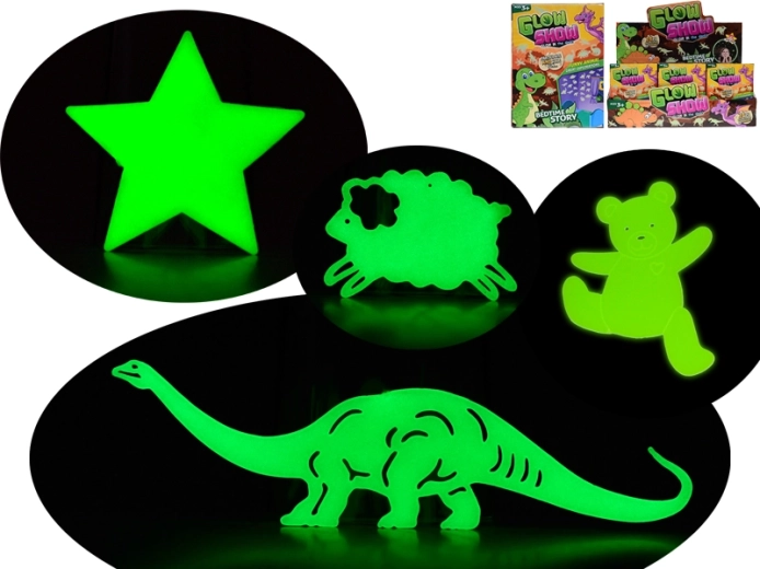 Świecące naklejki ze zwierzątkami do pokoju dziecięcego