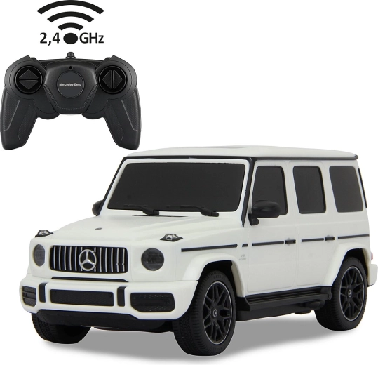 Jamara Mercedes‑AMG G 63 zdalnie sterowane auto 1:24 białe 2,4 GHz - 1 szt.