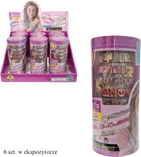 dziecięcy zestaw DIY do robienia bransoletek z zawieszkami i literkami