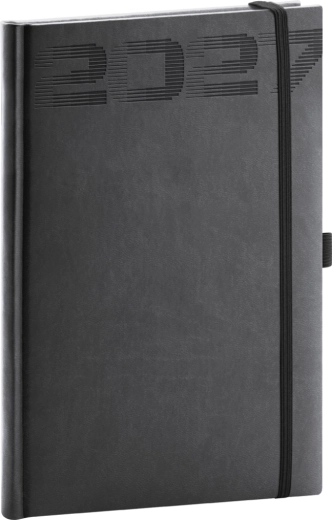 Notique tygodniowy terminarz Aprint Top 2027 czarny 15 × 21 cm