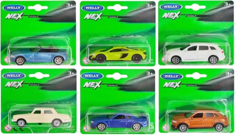 Model auta Welly 1:60 mix - 1 szt.