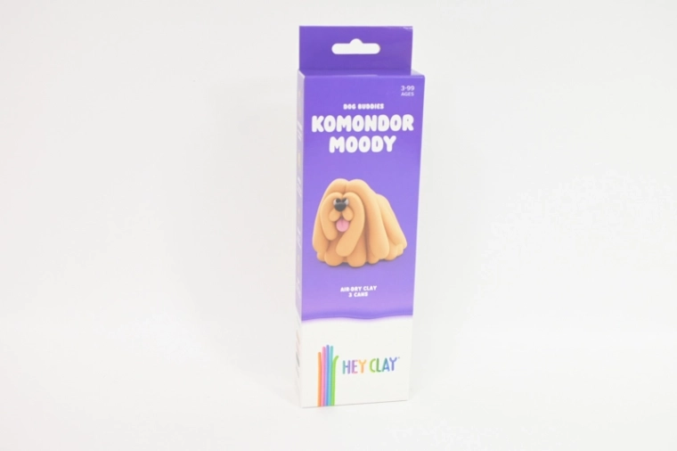 Hey Clay Psi przyjaciele Komondor – kreatywna masa do modelowania (3 opakowania)