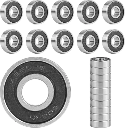 Łożyska ABEC 9 do hulajnóg, deskorolek i łyżworolek – zestaw 10 szt.