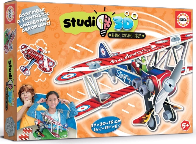 Educa 3D model dwupłata