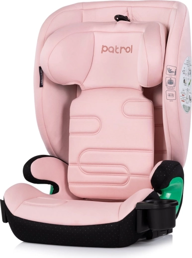 Fotelik samochodowy Chipolino Patrol i-Size ISOFIX powder pink 100–150 cm