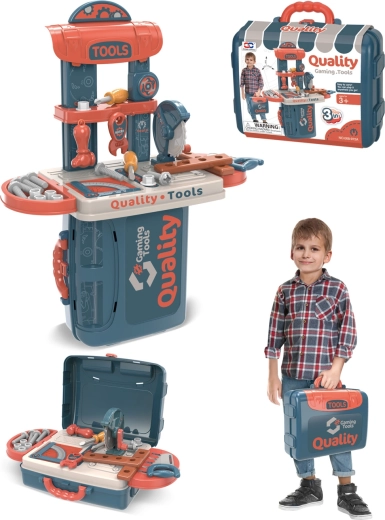 Warsztat w walizce dla małych majsterkowiczów