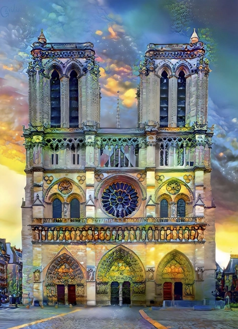 Puzzle BLUEBIRD Notre-Dame w Paryżu 1000 elementów