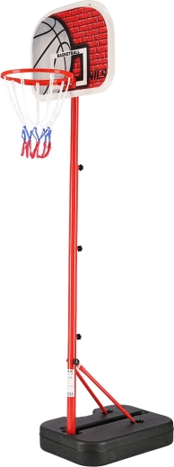 Dziecięcy mobilny kosz do koszykówki z regulowaną wysokością NILS
