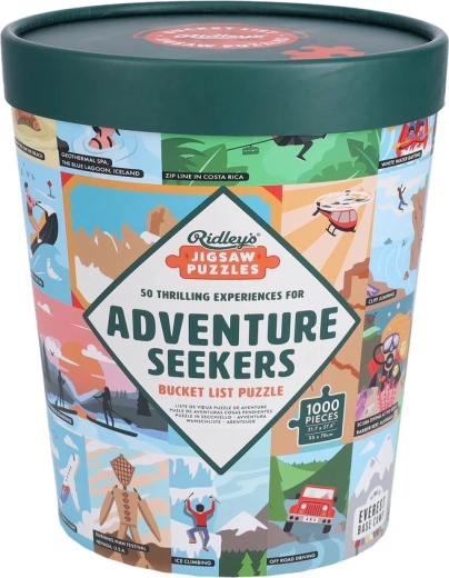 Puzzle Ridley’s Games 1000 elementów – 50 przeżyć dla poszukiwaczy przygód