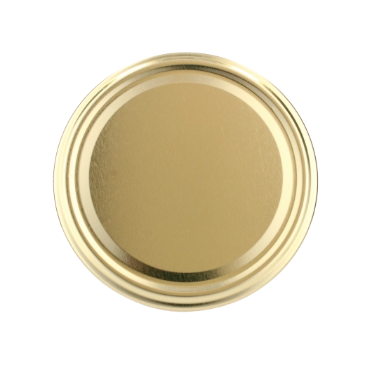 Zestaw złotych nakrętek do słoików 89 mm z 6 zębami – 10 szt.