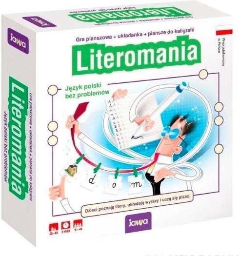 Jawa edukacyjna gra planszowa Literomania