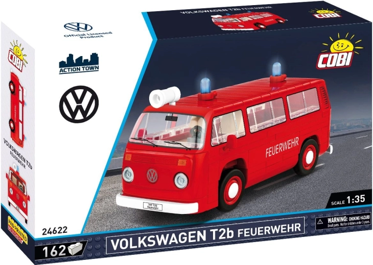 Cobi Volkswagen T2b straż pożarna 1:35 (162 elementy)