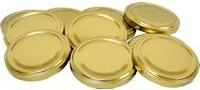 Złote wieczko do słoików 66 mm WIECZKA