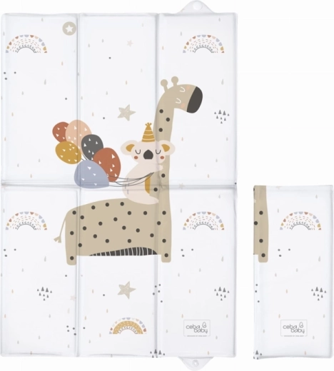 Ceba Baby turystyczna mata do przewijania Giraffe 40 × 60 cm