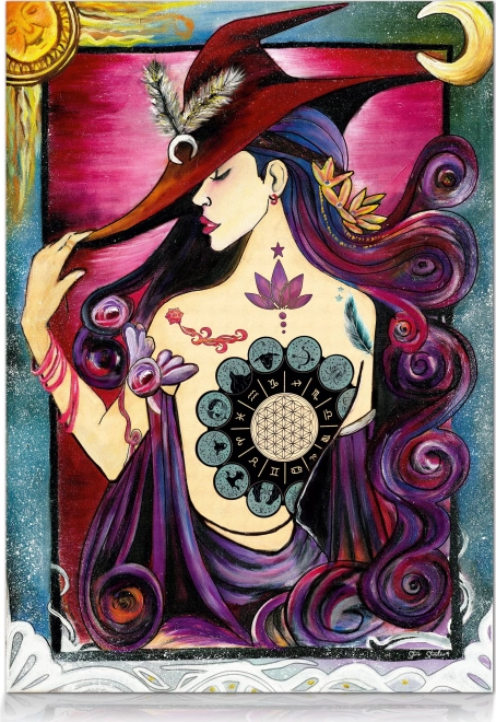 Puzzle Dama zodiaku 1000 elementów