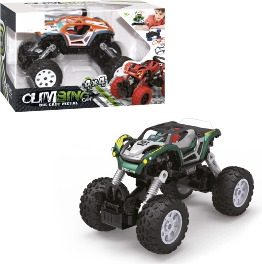 Samochodzik do skręcania 1:32 z napędem 4WD i funkcją pull-back