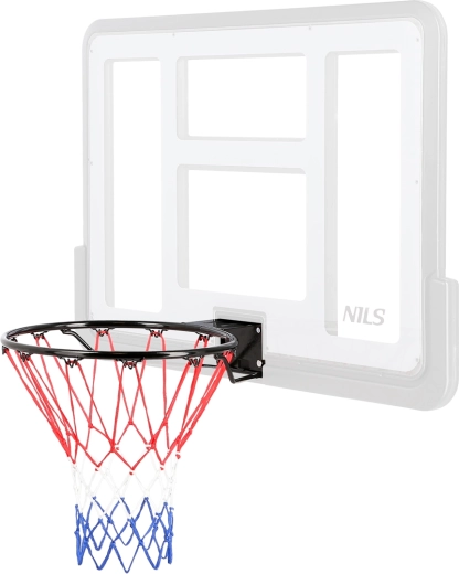 Stalowa obręcz do koszykówki NILS ODKR2S z siatką